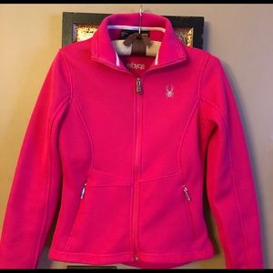 Spyder bright pink jacket